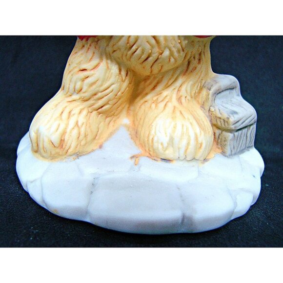 Vintage J. Vazquez Collection Bear With Hammer Porcelain Figurine Fine China 5" - Picture 3 of 12